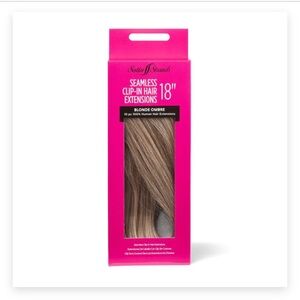 Cream and Brown Straight Hair Extensions